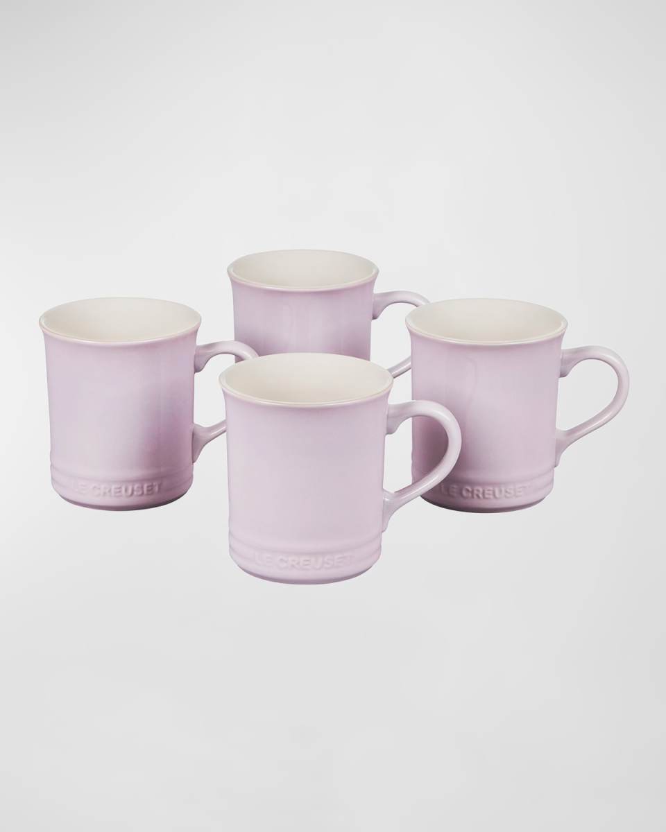 Stoneware Mugs, Set of 4